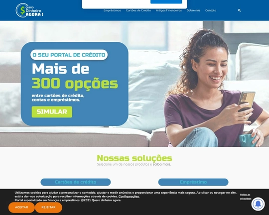 Quero dinheiro agora - Seu crédito fácil e rápido Logo